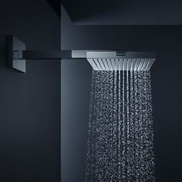 AXOR SHOWER SOLUTIONS 240/240 1JET horná sprcha 240x240 mm, s ramenom, EcoSmart, chróm 10925000 Obrázek - fotka