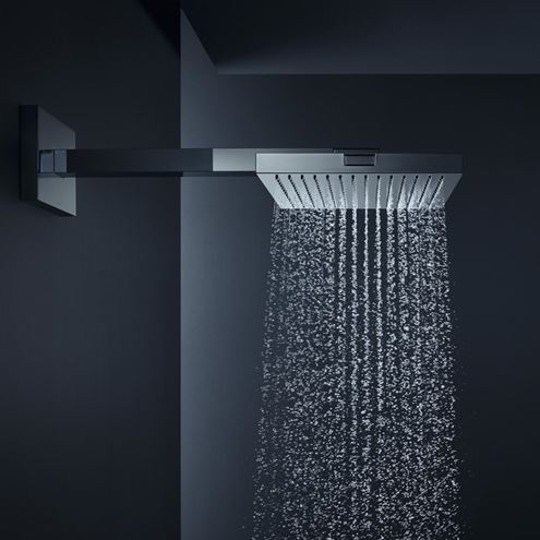 AXOR SHOWER SOLUTIONS 240/240 1JET horná sprcha 240x240 mm, s ramenom, EcoSmart, chróm 10925000 Obrázek - fotka
