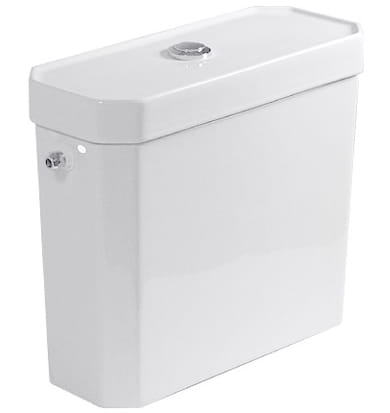 DURAVIT 1930 WC kombi nádržka, bočný prívod vody, Dual-Flush, WonderGliss 08722000051 Obrázek - Hlavní obrázek