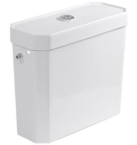 DURAVIT 1930 WC kombi nádržka, bočný prívod vody, Dual-Flush, WonderGliss