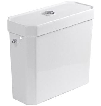 DURAVIT 1930 WC kombi nádržka, bočný prívod vody, Dual-Flush, WonderGliss