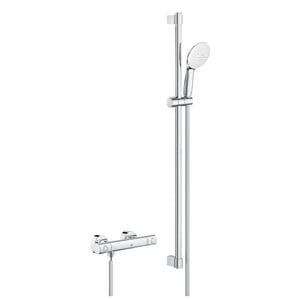 GROHE GROHTHERM 800 COSMOPOLITAN sprchový set s termostatickou batériou, ručná sprcha s 2 prúdmi, tyč, hadica, Water Saving, chróm