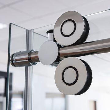 ROTH KINEDOOR LINE KID2/1300 sprchové dvere 130x200 cm, posuvné, brillant/sklo transparent 970-1300000-00-02 Obrázek - fotka