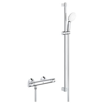 GROHE GROHTHERM 500 sprchový set s termostatickou batériou, ručná sprcha, tyč, hadica, Water Saving, chróm