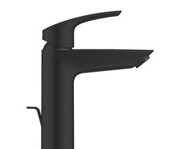 GROHE EUROSMART umývadlová stojanková batéria, s odtokovou súpravou, Water Saving, matná čierna 23393243E Obrázek - fotka