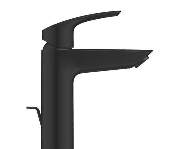 GROHE EUROSMART umývadlová stojanková batéria, s odtokovou súpravou, Water Saving, matná čierna 23393243E Obrázek - fotka