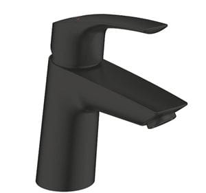 GROHE EUROSMART umývadlová stojanková batéria, s odtokovou súpravou, Water Saving, matná čierna