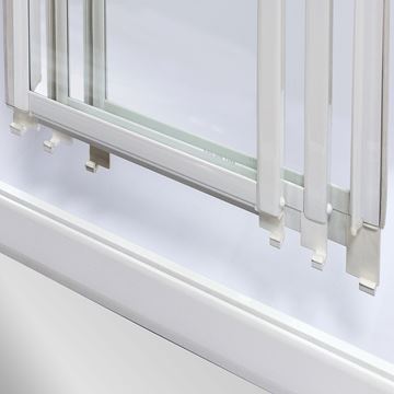 ROTH LEGA LINE PD3N/1000 sprchové dvere 100x190 cm, posuvné, biela/sklo transparent 413-1000000-04-02 Obrázek - fotka