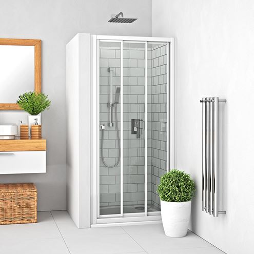 ROTH LEGA LINE PD3N/1000 sprchové dvere 100x190 cm, posuvné, biela/sklo transparent 413-1000000-04-02 Obrázek - fotka