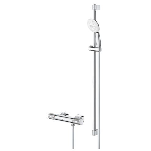 GROHE GROHTHERM 1000 PERFORMANCE sprchový set s termostatickou batériou, ručná sprcha s 2 prúdmi, tyč, hadica, Water Saving, chróm 34835001 Obrázek - fotka