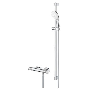 GROHE GROHTHERM 1000 PERFORMANCE sprchový set s termostatickou batériou, ručná sprcha s 2 prúdmi, tyč, hadica, Water Saving, chróm 34835001 Obrázek - fotka