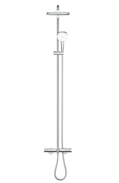 GROHE TEMPESTA SYSTEM 250 CUBE vaňová termostatická batéria, s hornou a ručnou sprchou s 2 prúdmi, Water Saving, chróm 26691001 Obrázek - fotka