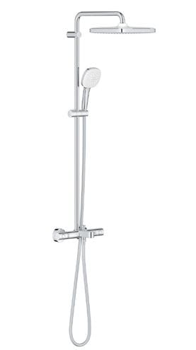 GROHE TEMPESTA SYSTEM 250 CUBE vaňová termostatická batéria, s hornou a ručnou sprchou s 2 prúdmi, Water Saving, chróm 26975001 Obrázek - Hlavní obrázek