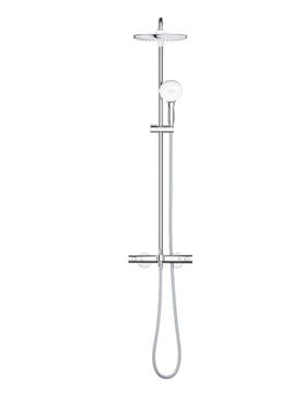 GROHE TEMPESTA SYSTEM 250 CUBE vaňová termostatická batéria, s hornou a ručnou sprchou s 2 prúdmi, Water Saving, chróm 26978001 Obrázek - fotka