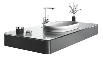 GROHE ALLURE umývadlová stojanková batéria, s odtokovou súpravou, Water Saving, chróm 32146001 Obrázek - fotka