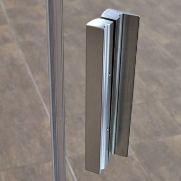 ROTH TOWER LINE TZNL1/900 sprchové dvere 90x200 cm, skádacie, ľavé, brillant/sklo transparent 739-900000L-00-02 Obrázek - fotka
