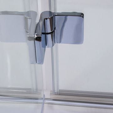 ROTH TOWER LINE TZNL1/900 sprchové dvere 90x200 cm, skádacie, ľavé, brillant/sklo transparent 739-900000L-00-02 Obrázek - fotka