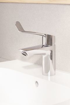 GROHE EUROSMART umývadlová stojanková batéria, s odtokovou súpravou, Water Saving, chróm 23982003 Obrázek - fotka