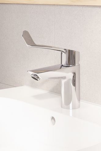 GROHE EUROSMART umývadlová stojanková batéria, s odtokovou súpravou, Water Saving, chróm 23982003 Obrázek - fotka