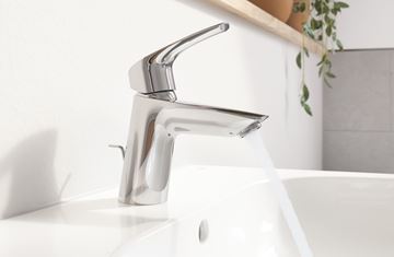 GROHE EUROSMART umývadlová stojanková batéria, s odtokovou súpravou, Water Saving, chróm 23969003 Obrázek - fotka