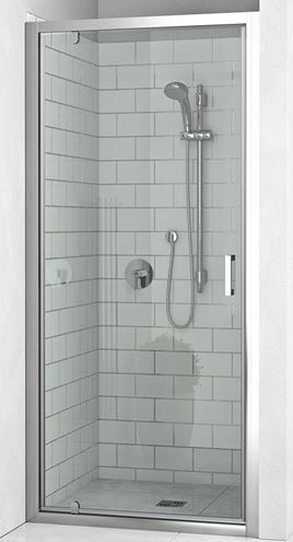 ROTH LEGA LINE LLDO1/900 sprchové dvere 90x190 cm, lietacie, brillant/sklo transparent 551-9000000-00-02 Obrázek - Hlavní obrázek
