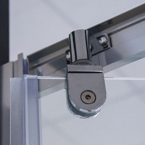 ROTH LEGA LINE LLDO1/700 sprchové dvere 70x190 cm, lietacie, brillant/sklo transparent 551-7000000-00-02 Obrázek - fotka