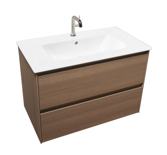 CATALANO PROGETTO umývadlo 82 cm, s otvorom pre batériu a prepadom, Cataglaze 82P46NLFC Obrázek - fotka
