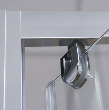 ROTH LEGA LINE LLDO2/800 sprchové dvere 80x190 cm, lietacie, brillant/sklo transparent 552-8000000-00-02 Obrázek - fotka