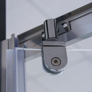 ROTH LEGA LINE LLDO2/900 sprchové dvere 90x190 cm, lietacie, brillant/sklo transparent 552-9000000-00-02 Obrázek - fotka