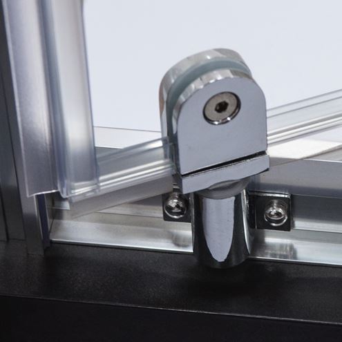 ROTH LEGA LINE LLDO2/900 sprchové dvere 90x190 cm, lietacie, brillant/sklo transparent 552-9000000-00-02 Obrázek - fotka