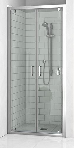 ROTH LEGA LINE LLDO2/1000 sprchové dvere 100x190 cm, lietacie, brillant/sklo transparent 552-1000000-00-02 Obrázek - Hlavní obrázek
