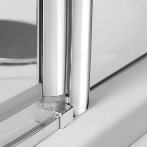 ROTH LEGA LINE LLDO2/1000 sprchové dvere 100x190 cm, lietacie, brillant/sklo transparent 552-1000000-00-02 Obrázek - fotka