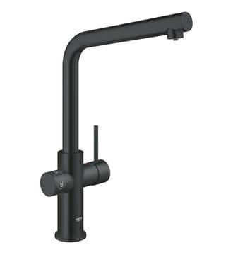 GROHE BLUE HOME drezová elektronická batéria, s filtračným a chladiacim zariadením, Bluetooth, napájanie zo siete, čierna 31454KS1 Obrázek - fotka
