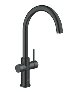 GROHE BLUE HOME drezová elektronická batéria, s filtračným a chladiacim zariadením, Bluetooth, napájanie zo siete, čierna 31455KS1 Obrázek - fotka