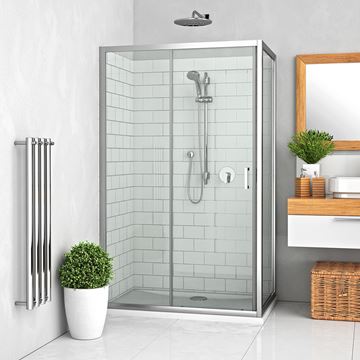 ROTH LEGA LINE LLD2/1000 sprchové dvere 100x190 cm, posuvné, brillant/sklo transparent 556-1000000-00-02 Obrázek - fotka