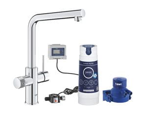 GROHE BLUE PURE MINTA drezová batéria, s filtračným zariadením, chróm