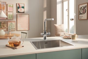 GROHE BLUE PURE MINTA drezová batéria, s vyťahovacou koncovkou, s filtračným zariadením, chróm 30591000 Obrázek - fotka