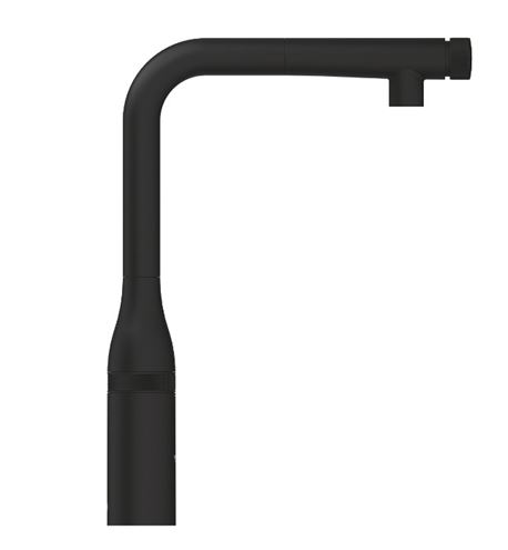 GROHE ESSENCE SMARTCONTROL drezová batéria, s vyťahovacou sprškou, phantom black 31892KF0 Obrázek - fotka