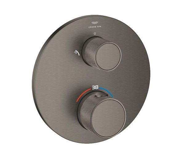 GROHE ATRIO podomietková termostatická batéria, pre 2 spotrebiče, brúsený hard graphite 24396AL0 Obrázek - Hlavní obrázek