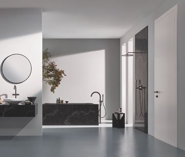 GROHE ATRIO podomietková termostatická batéria, pre 2 spotrebiče, brúsený hard graphite 24396AL0 Obrázek - fotka