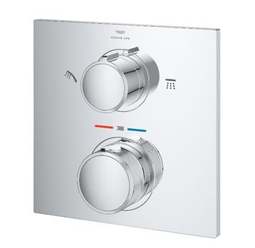 GROHE ALLURE sprchová podomietková termostatická batéria, pre 2 spotrebiče, chróm 29181002 Obrázek - fotka