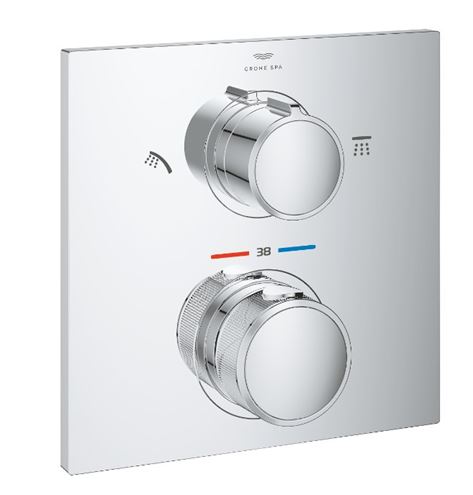 GROHE ALLURE sprchová podomietková termostatická batéria, pre 2 spotrebiče, chróm 29181002 Obrázek - Hlavní obrázek