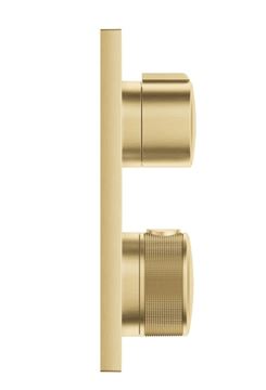 GROHE ALLURE sprchová podomietková termostatická batéria, pre 2 spotrebiče, brúsený cool sunrise 29181GN2 Obrázek - fotka