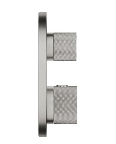 GROHE ATRIO sprchová podomietková termostatická batéria, pre 2 spotrebiče, supersteel 24396DC0 Obrázek - fotka