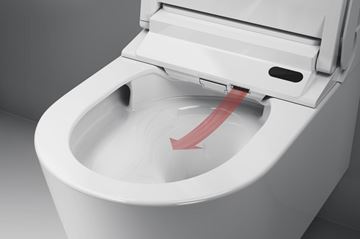 GROHE SENSIA ARENA závesné WC s bidetovým sedadlom, SoftClose, Rimless, HyperClean, alpská biela 36508SH0 Obrázek - fotka