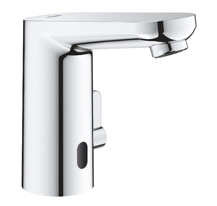 GROHE EUROSMART COSMOPOLITAN E umývadlová senzorová batéria s reguláciou teploty, napájanie zo siete, Water Saving, chróm