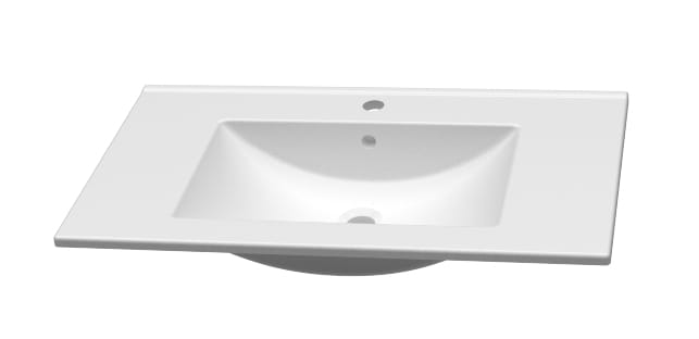 JIKA NOBU umývadlo 81,5 cm, s otvorom pre batériu a prepadom H8125120001041 Obrázek - Hlavní obrázek