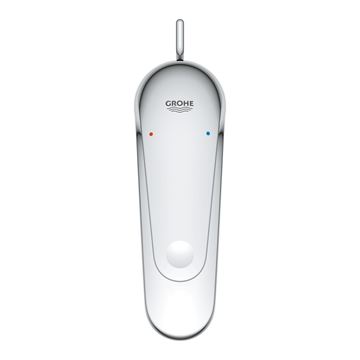 GROHE EUROECO umývadlová stojanková batéria, s odtokovou súpravou, Water Saving, chróm 23262001 Obrázek - fotka