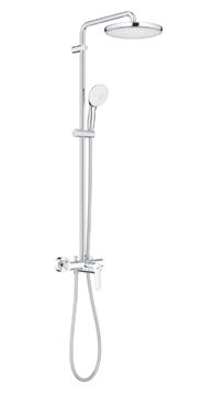 GROHE TEMPESTA SYSTEM 250 sprchový set s batériou, horná sprcha, ručná sprcha s 2 prúdmi, tyč, hadica, Water Saving, chróm