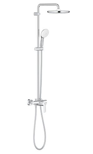 GROHE TEMPESTA SYSTEM 250 sprchový set s batériou, horná sprcha, ručná sprcha s 2 prúdmi, tyč, hadica, Water Saving, chróm 26673001 Obrázek - fotka